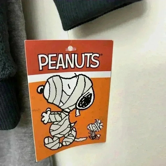 Peanuts Halloween Snoopy Faux Fur Fleece Sweatshirt Pants Baby Outfit 18M NWT - Picture 5 of 6